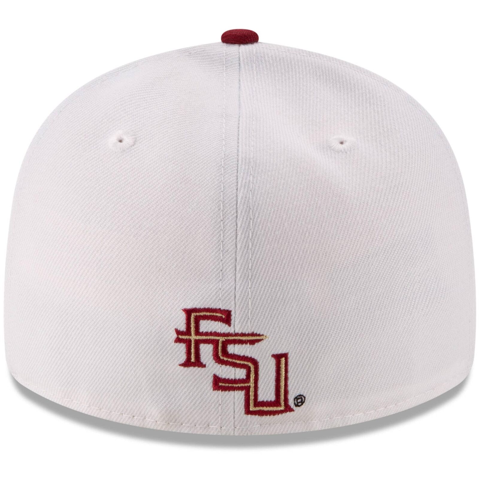 Fsu Hat New Era Florida State Seminoles White/Garnet Basic Low Profile 59FIFTY ...