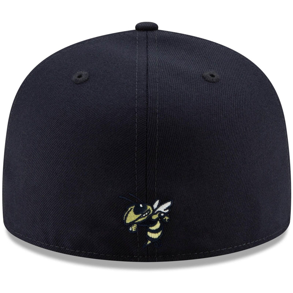 New Era Navy Georgia Tech Yellow Jackets Primary Team Logo Basic 59FIFTY Fitted Hat