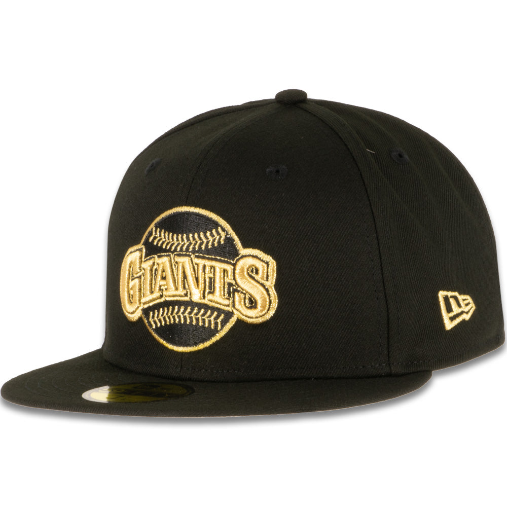 New Era x JS San Francisco Giants Black & Gold 2023 59FIFTY Fitted Hat