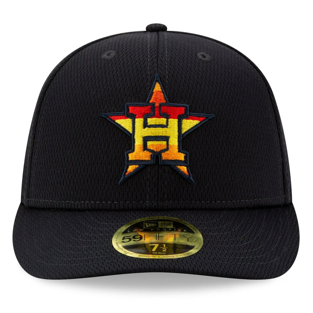 New Era Navy Houston Astros 2021 Batting Practice Low Profile 59FIFTY Fitted Hat