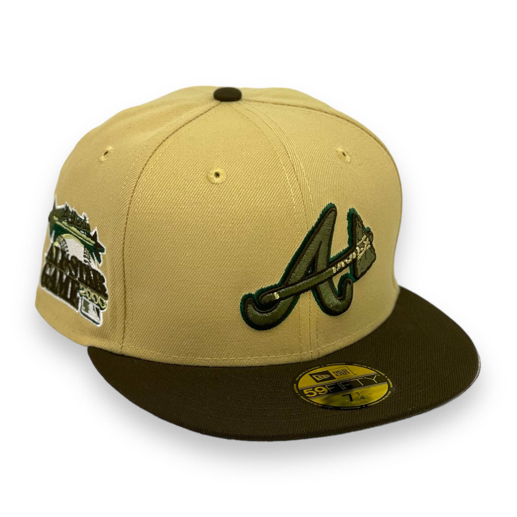 New Era Atlanta Braves 2000 All-Star Game Vegas Gold/Brown 59FIFTY Fitted Hat