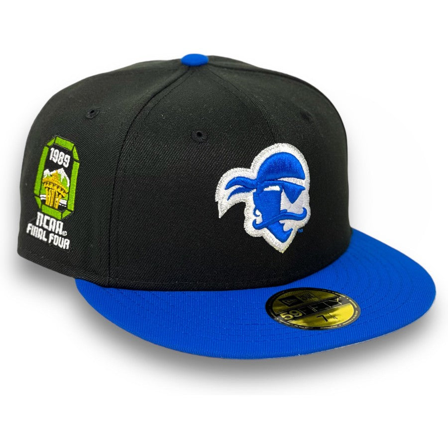 New Era Seton Hall Pirates 1989 Final Four Black/Blue 59FIFTY Fitted Hat