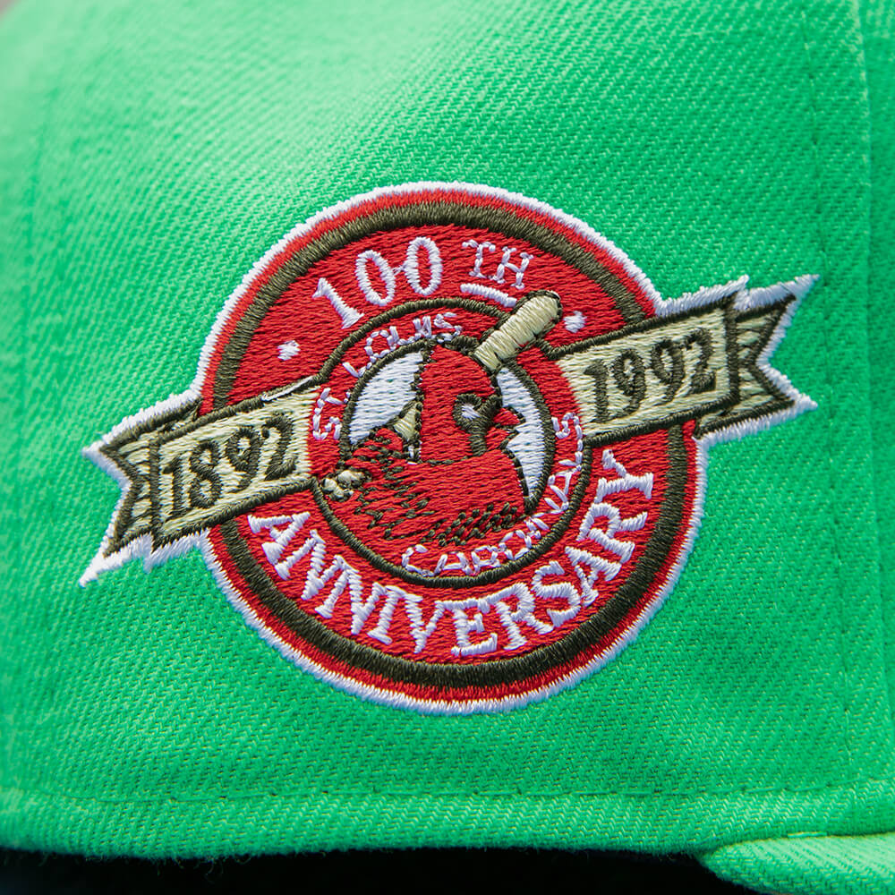 New Era St. Louis Cardinals Island Green 100th Anniversary 59FIFTY Fitted Hat