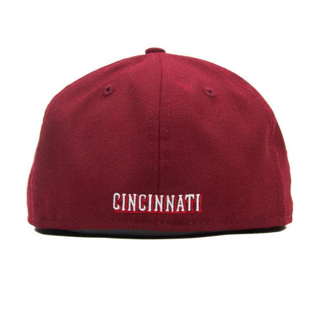 New Era Cincinnati Reds "C" Font Dark Cardinal 59FIFTY Fitted Hat