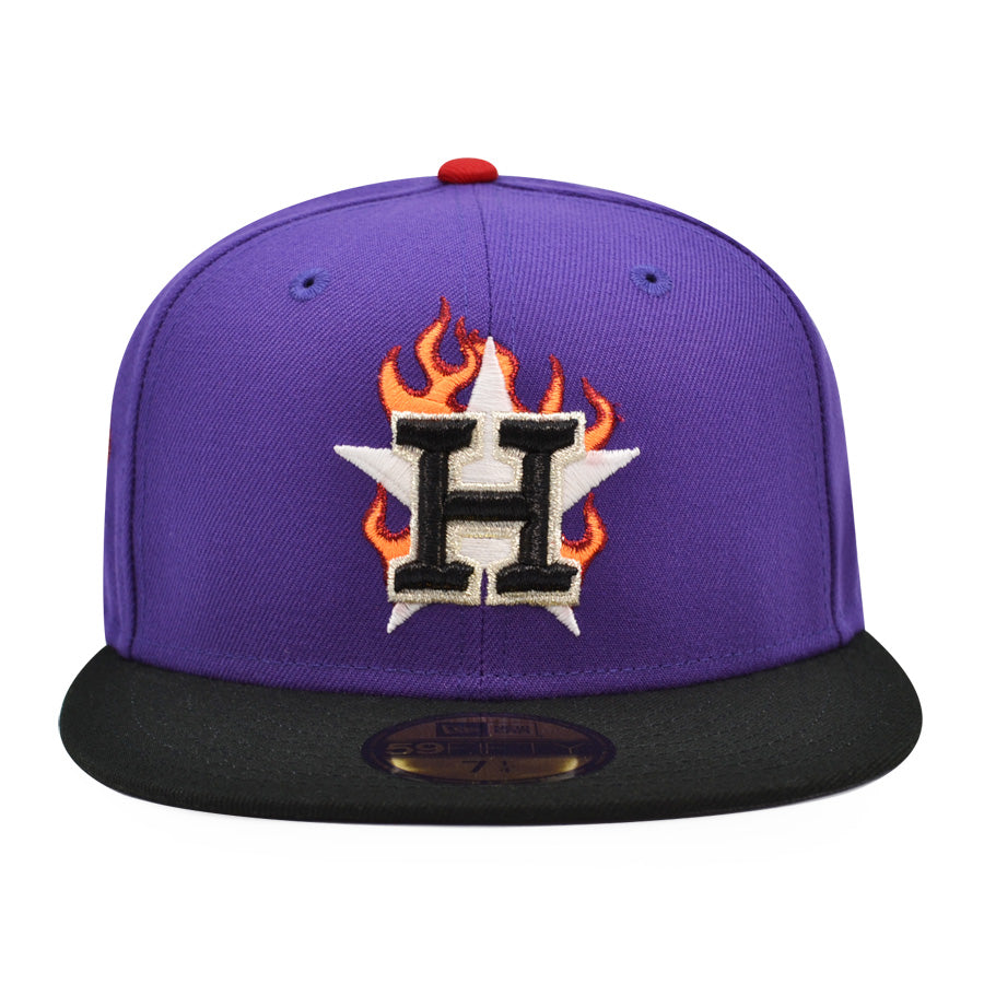 New Era Houston Astros 2017 World Series Inferno Purple/Black 59FIFTY Fitted Hat