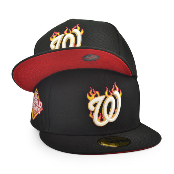 New Era Washington Nationals 2019 World Series Black Inferno 59FIFTY Fitted Hat