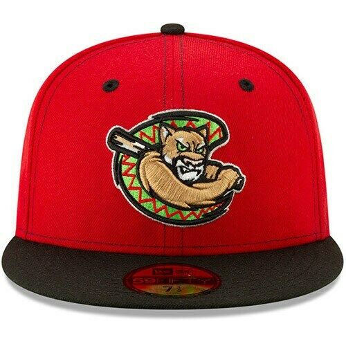 New Era Red/Black Kane County Cougars Copa de la Diversion 59FIFTY Fitted Hat