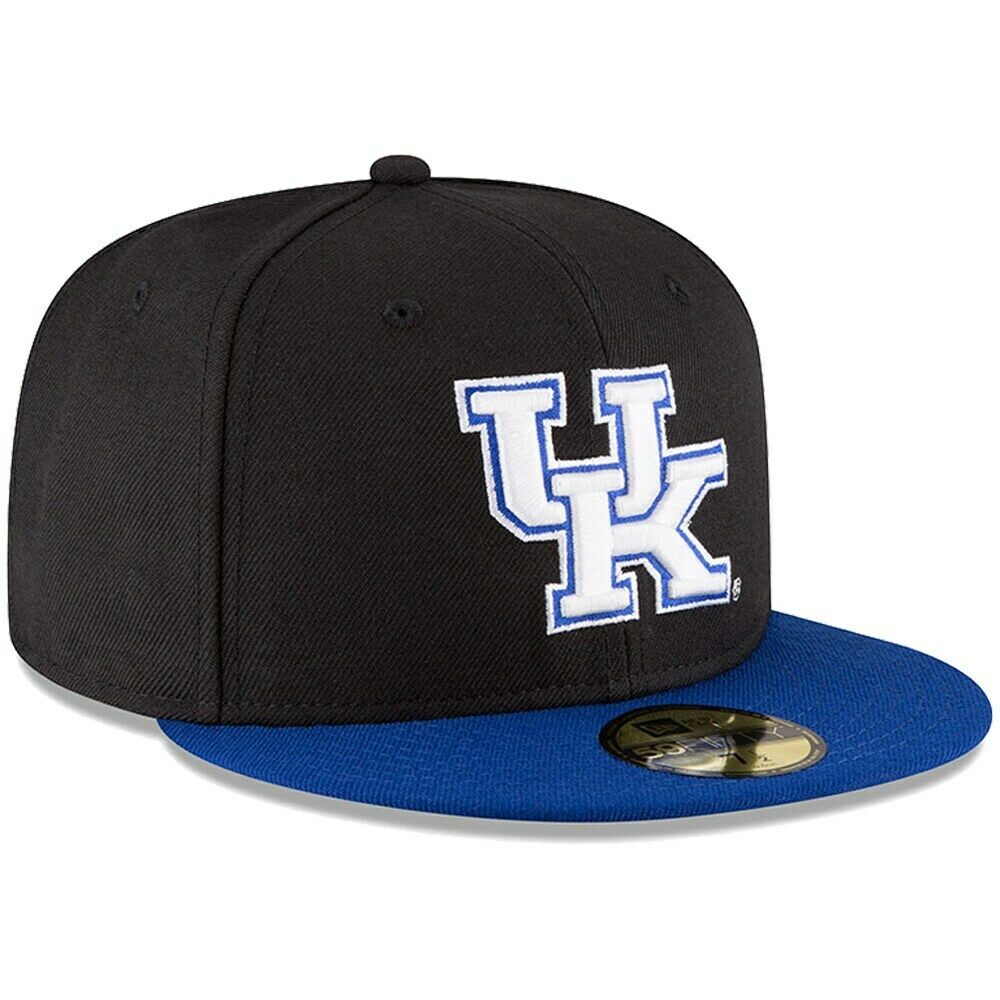 New Era Black/Royal Kentucky Wildcats Basic 59FIFTY Fitted Hat