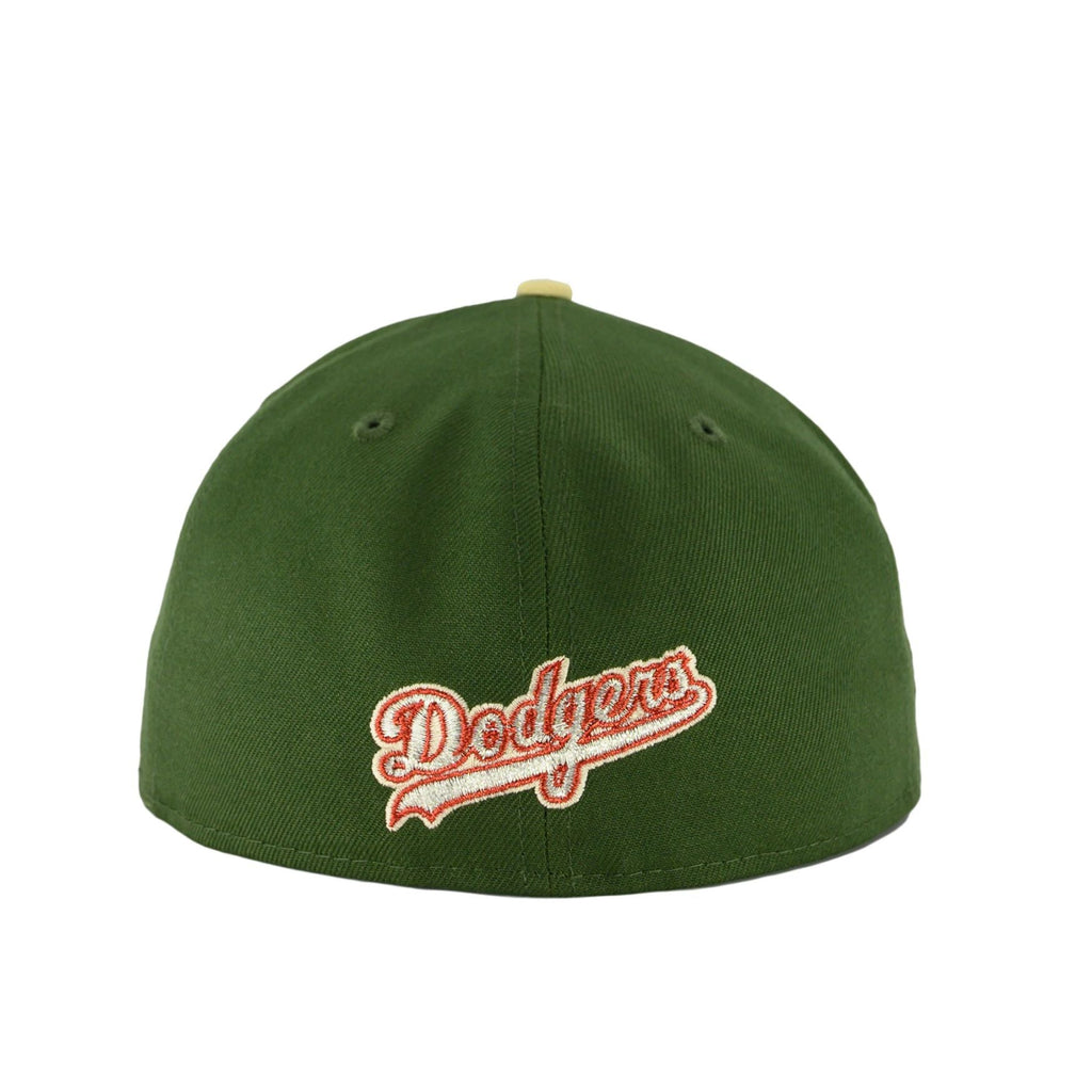 New Era Los Angeles Dodgers Rifle Green/Vegas Gold Jackie Robinson 59FIFTY Fitted Hat