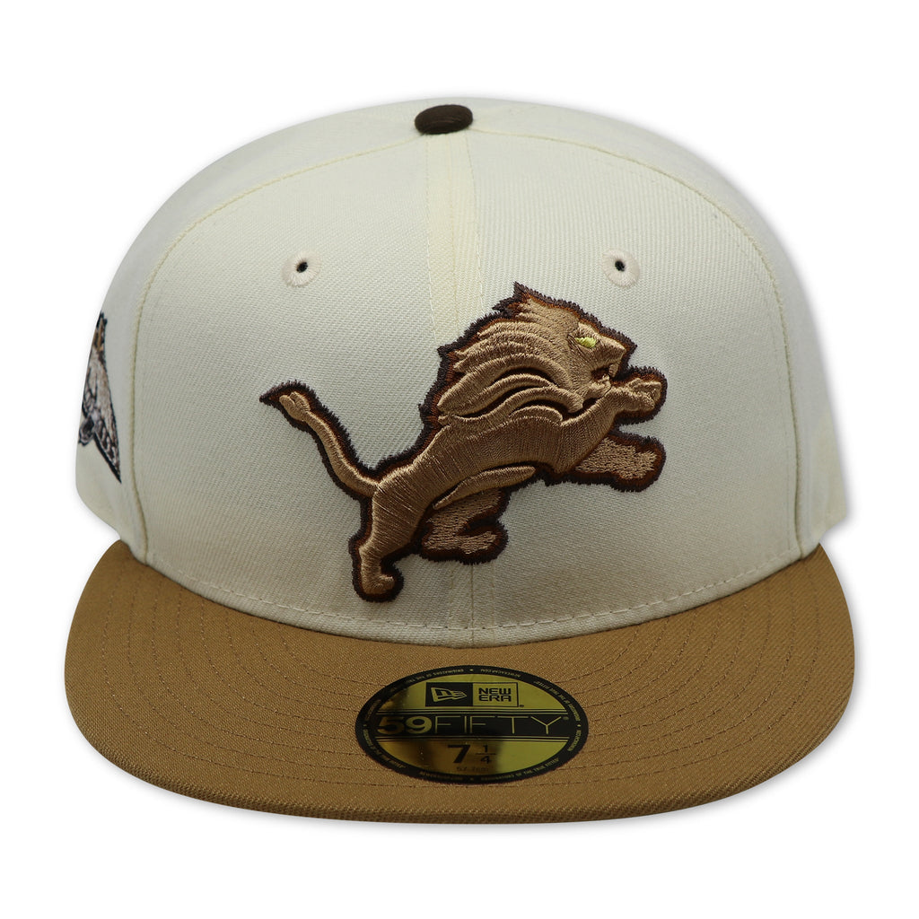 New Era Detroit Lions Off-White/Wheat 1995 Pro Bowl 59FIFTY Fitted Hat