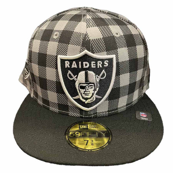 New Era Las Vegas Raiders Plaid Collection 50th Anniversary 59FIFTY Fitted Hat