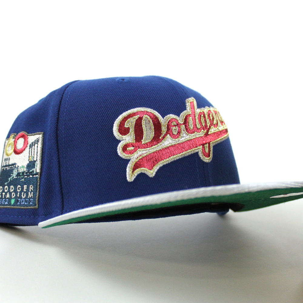 New Era Los Angeles Dodgers 50th Anniversary Blue/Metallic Silver 59FIFTY Fitted Hat