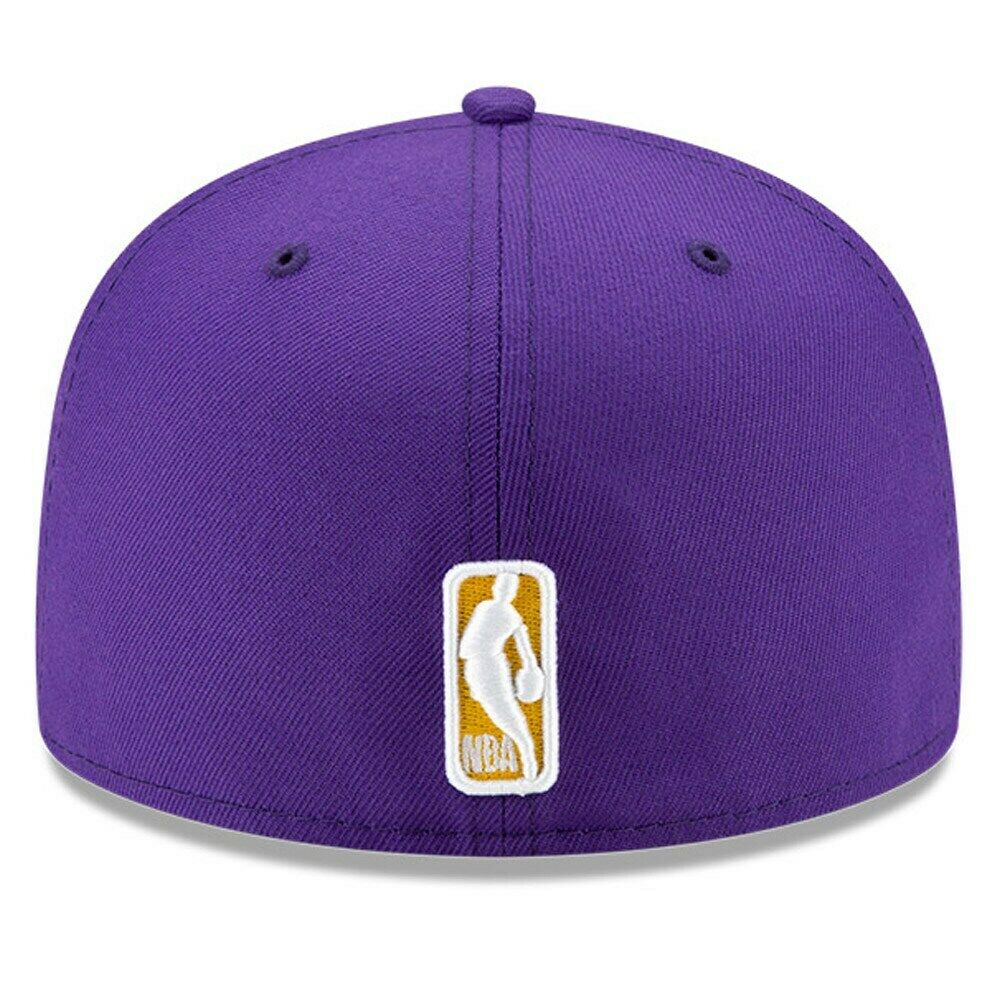 New Era Los Angeles Lakers Purple 2020 NBA Finals Champs AOL 59FIFTY Fitted Hat