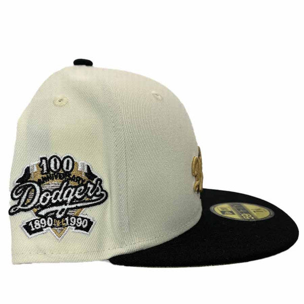 New Era Los Angeles Dodgers 'Champagne' 100th Anniversary Gold UV 59FIFTY Fitted Hat