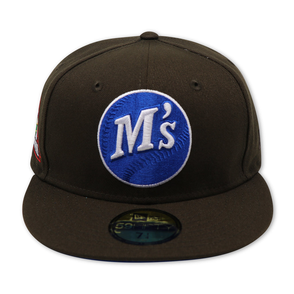 New Era Seattle Mariners "M&M" Brown/Blue 30th Anniversary 59FIFTY Fitted Hat