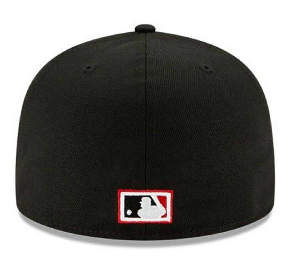 New Era Los Angeles Dodgers Black/Red 60th Anniversary 59FIFTY Fitted Hat