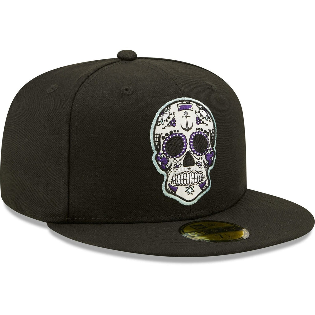 New Era Black Mazatlán F.C. 59FIFTY Sugar Skull Fitted Hat