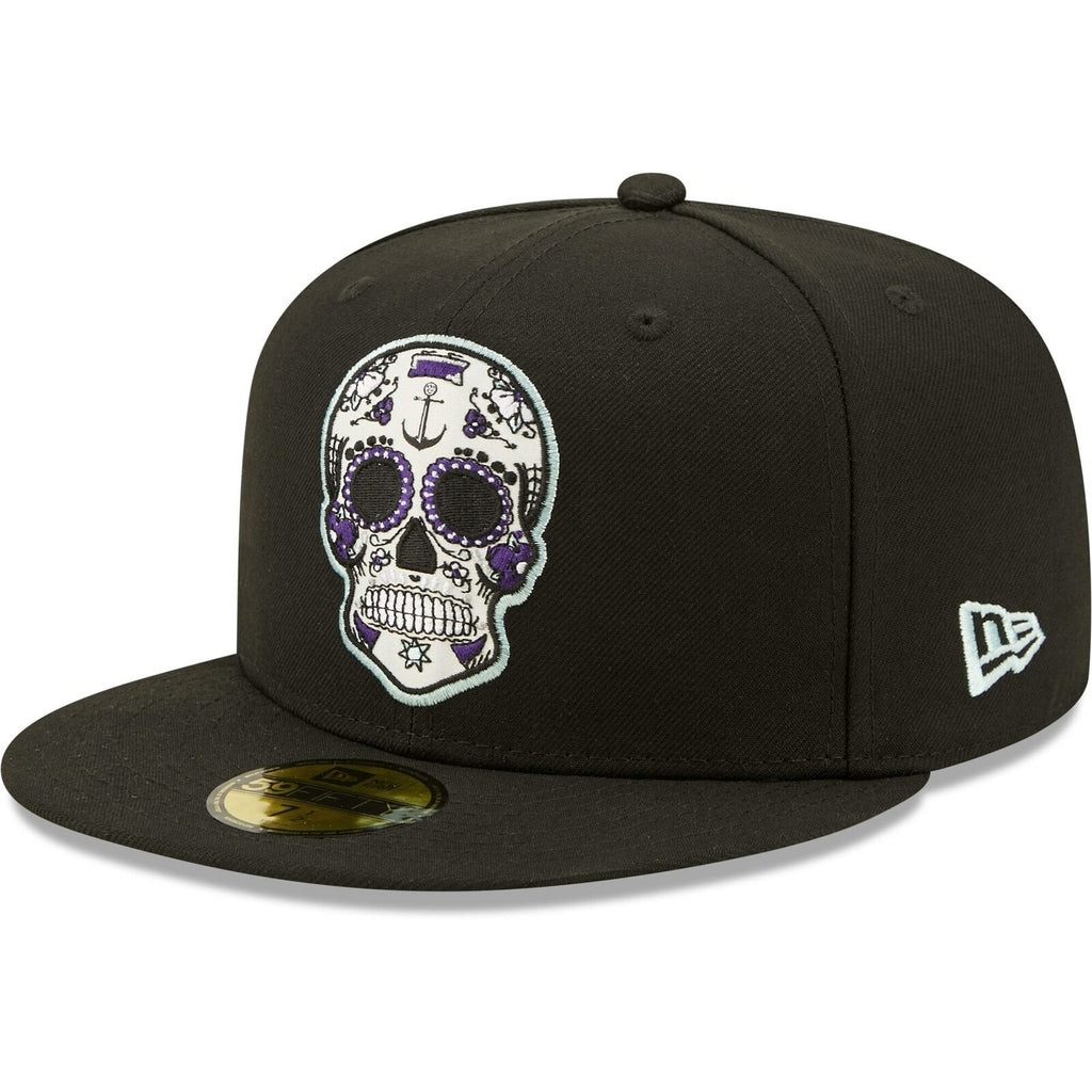 New Era Black Mazatlán F.C. 59FIFTY Sugar Skull Fitted Hat