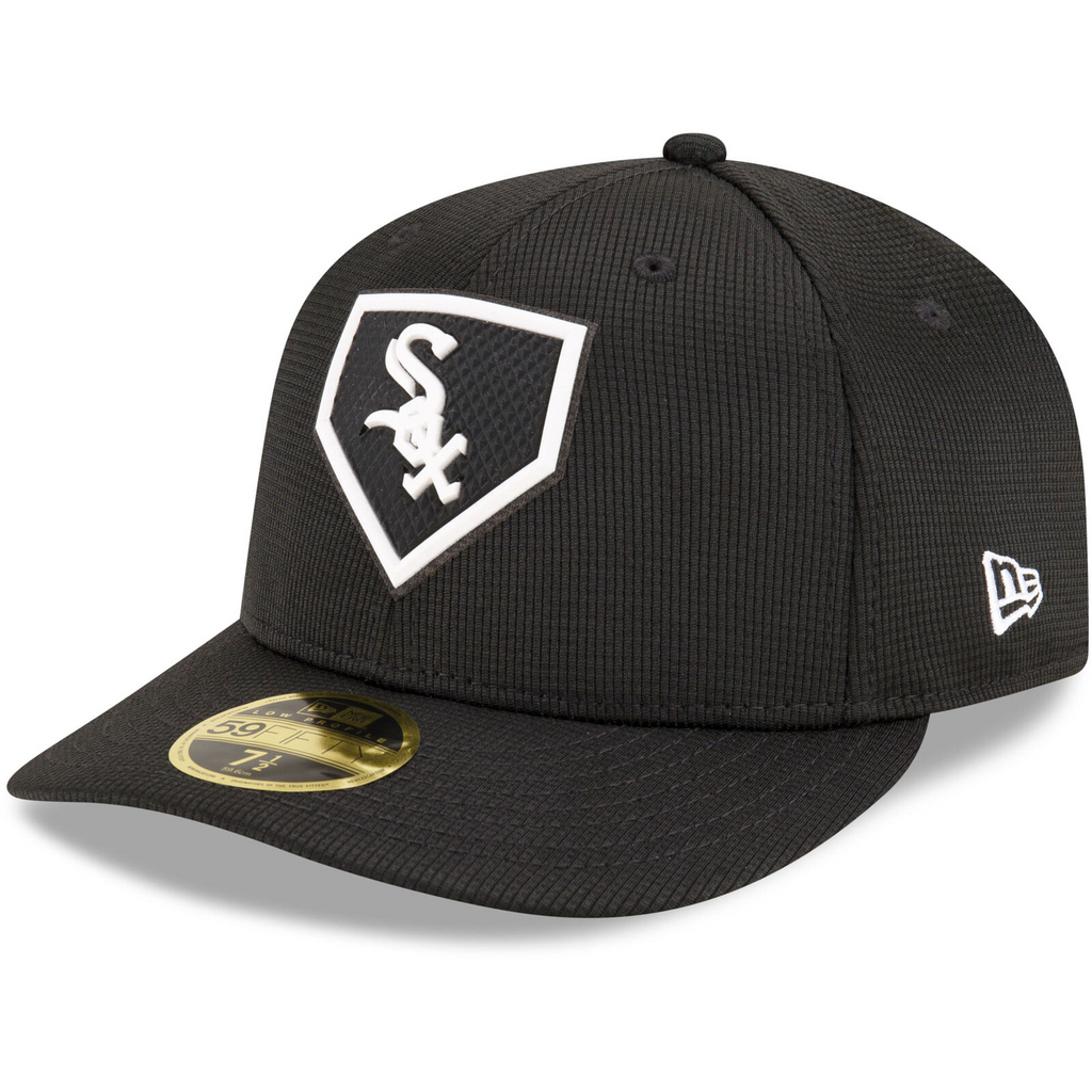 New Era Black Chicago White Sox 2022 Clubhouse Low Profile 59FIFTY Fitted Hat