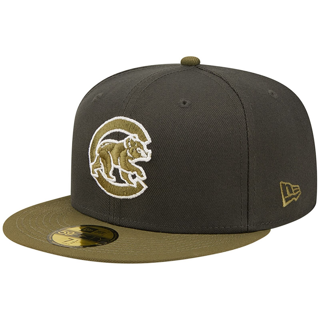 New Era Charcoal/Olive Chicago Cubs Two-Tone Color Pack 59FIFTY Fitted Hat