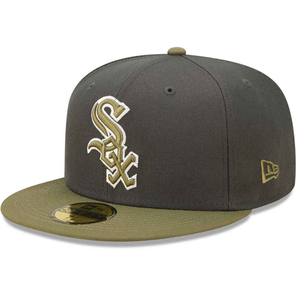 New Era Chicago White Sox Charcoal/Olive Two-Tone Color Pack 59FIFTY Fitted Hat