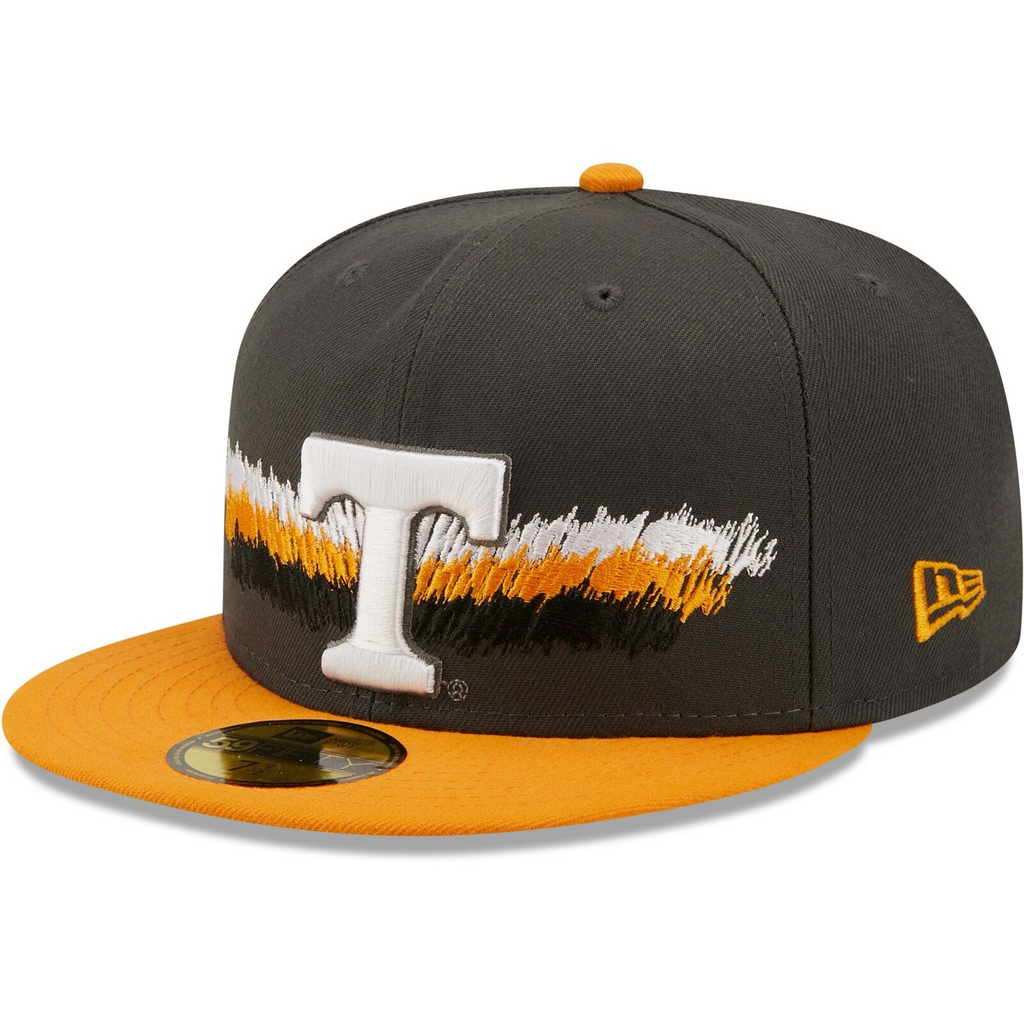 New Era Gray Tennessee Volunteers Scribble 59FIFTY Fitted Hat
