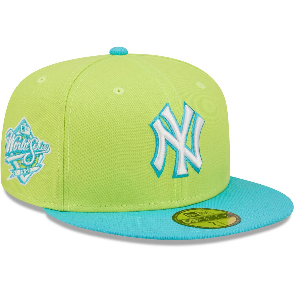 New Era Green New York Yankees 1999 World Series Cyber Vice 59FIFTY Fitted Hat