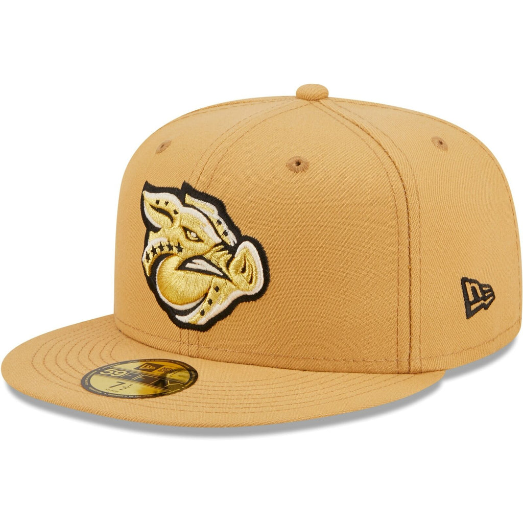 New Era Lehigh Valley IronPigs Tan 59FIFTY Fitted Hat