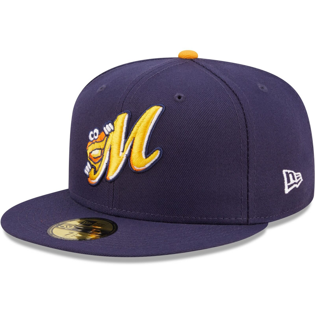 New Era Navy Montgomery Biscuits Authentic Collection 59FIFTY Fitted Hat