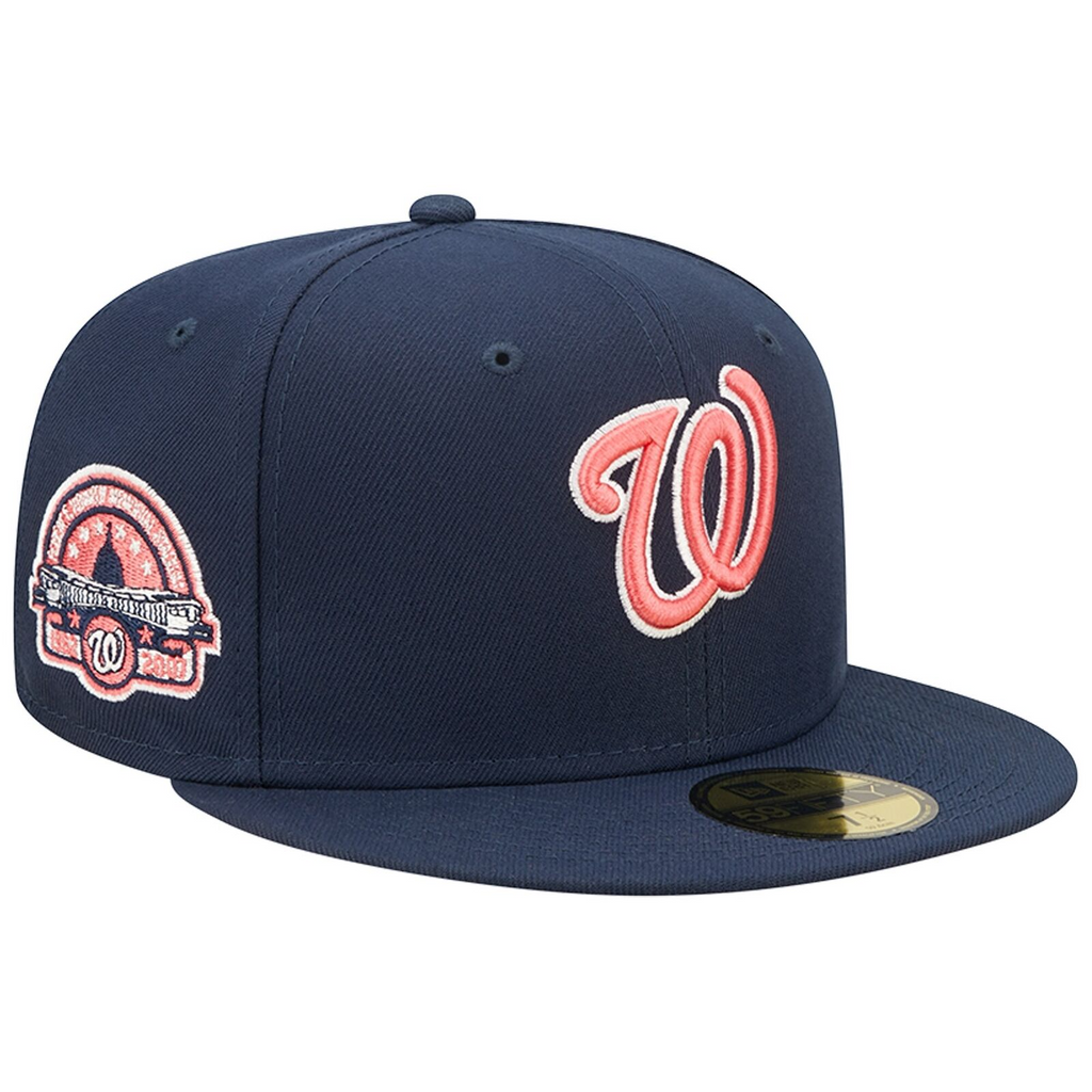 New Era Navy Washington Nationals Stade Olympique Lava Undervisor 59FIFTY Fitted Hat