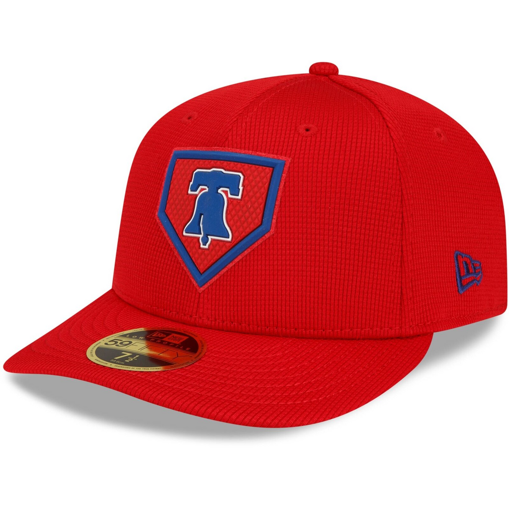 New Era Red Philadelphia Phillies 2022 Clubhouse Low Profile 59FIFTY Fitted Hat