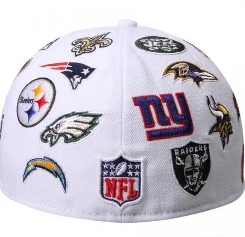 New Era NFL 32 Teams White 59FIFTY Fitted Hat