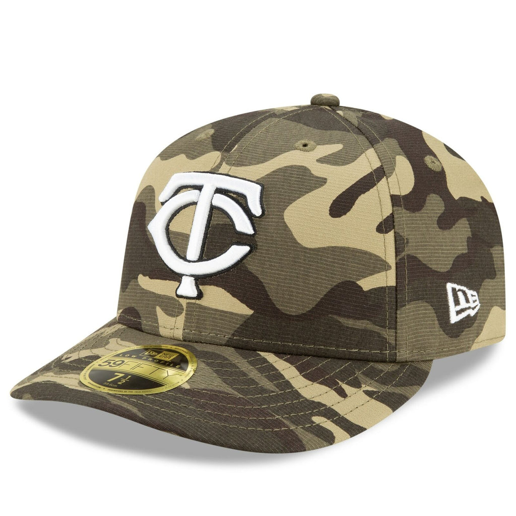 New Era Minnesota Twins 2021 Camo Armed Forces Day On-Field Low Profile 59FIFTY Fitted Hat