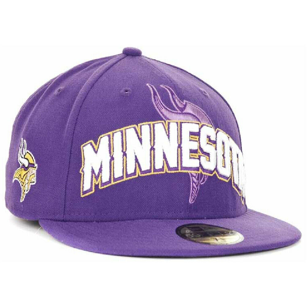 New Era Minnesota Vikings Purple New NFL 2012 Draft 59FIFTY Fitted Hat