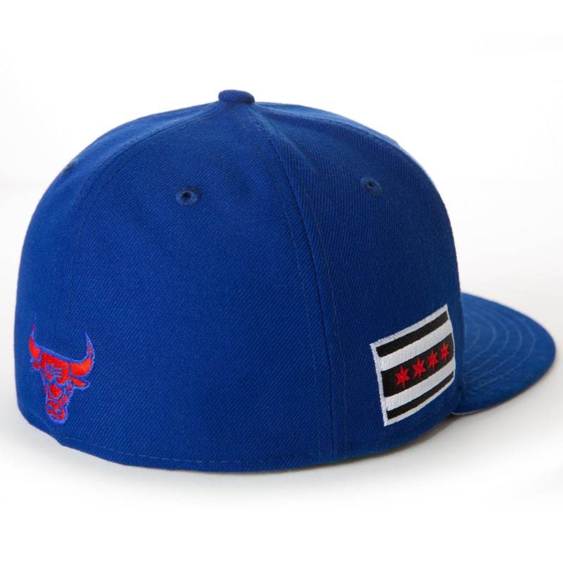 New Era Chicago Bulls Mashup Royal Blue / Red 59FIFTY Fitted Hat
