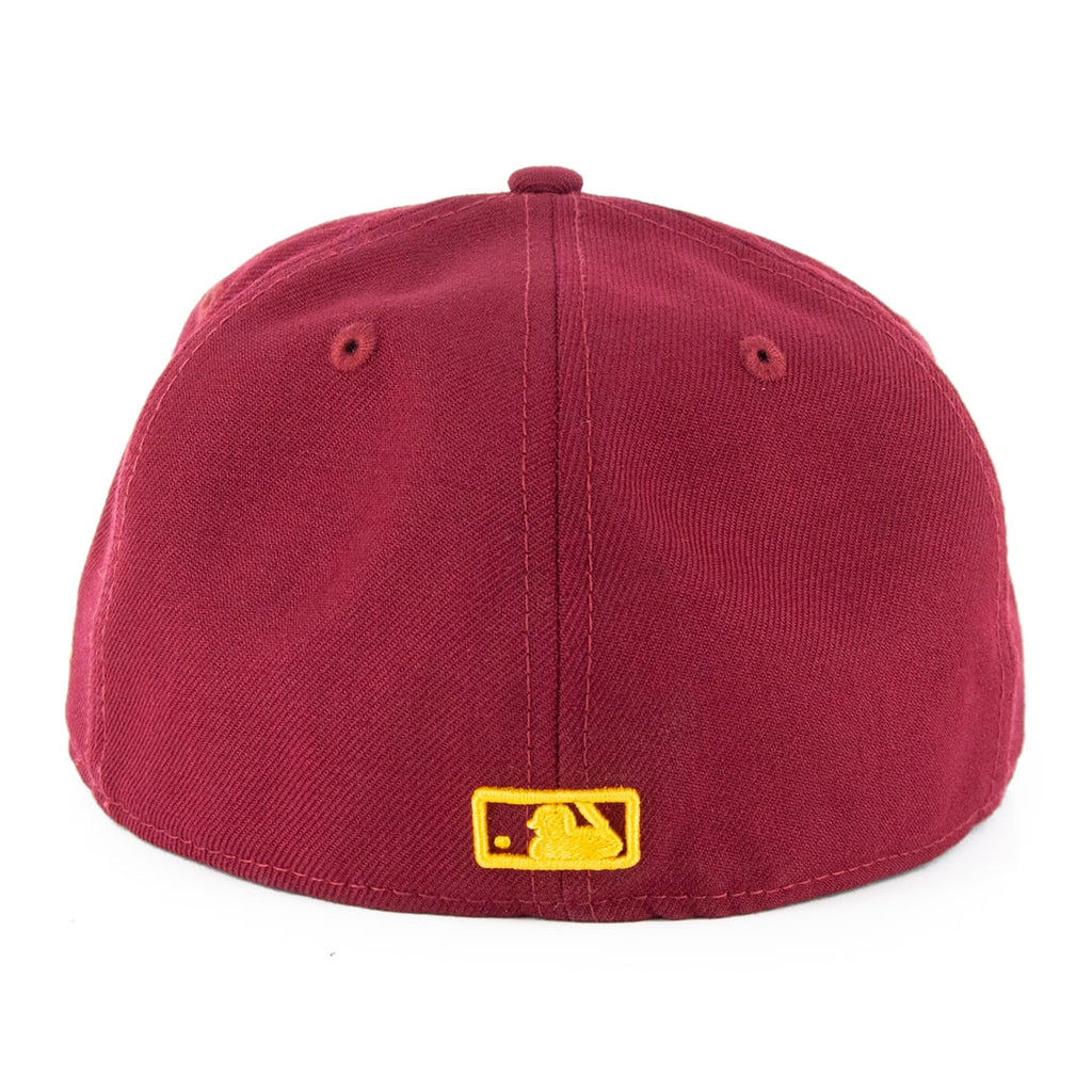 Los Angeles Dodgers Burgundy/Yellow 59Fifty Fitted Hat