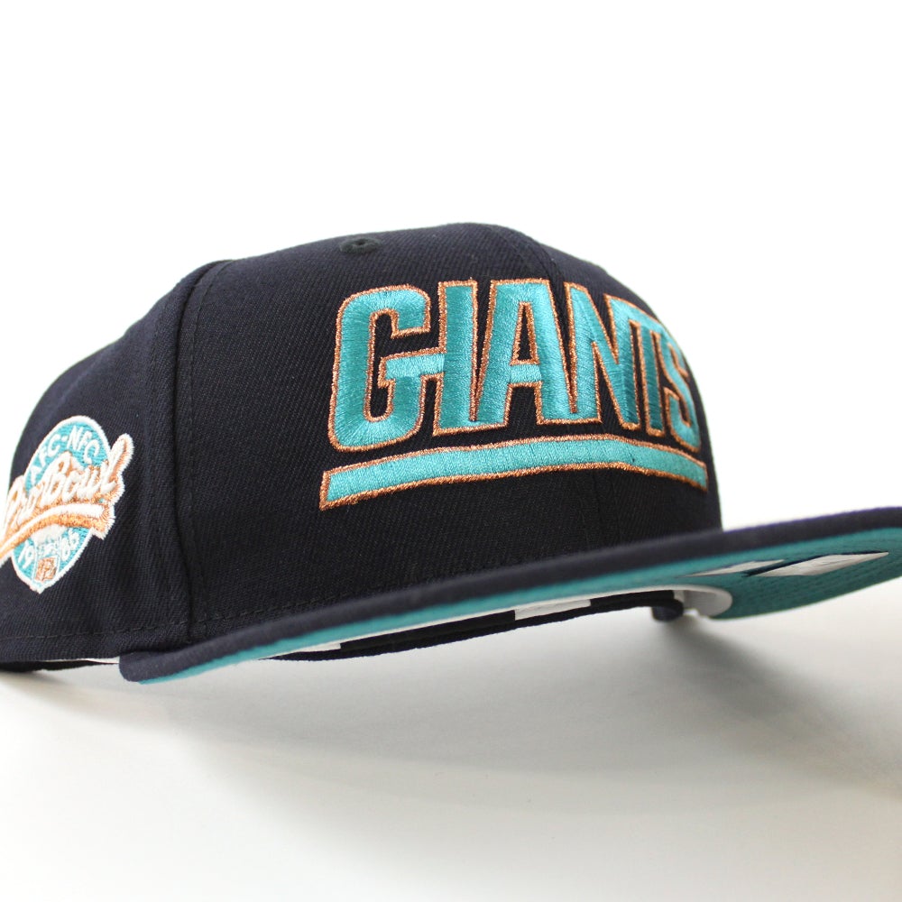 New Era New York Giants Navy/Aqua 1986 Pro Bowl 59FIFTY Fitted Hat