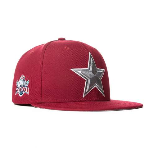 New Era Dallas Cowboys Burgundy Super Bowl XXVII 59FIFTY Fitted Hat
