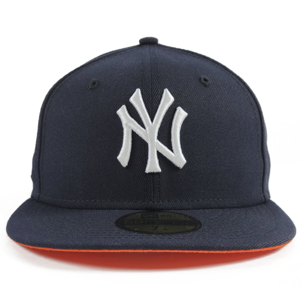 New Era New York Yankee Navy Blue & Orange 2000 Subway Series Fitted Hat
