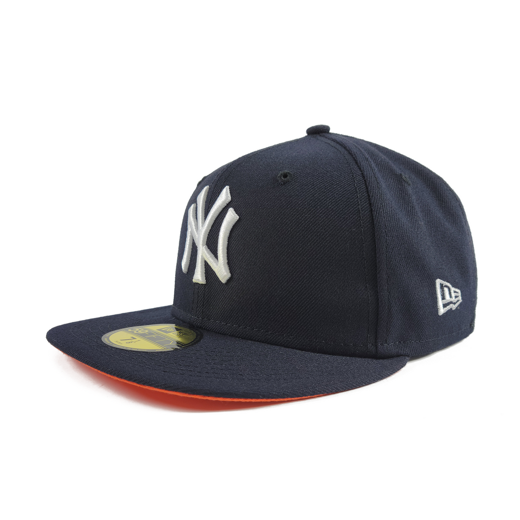 New Era New York Yankee Navy Blue & Orange 2000 Subway Series Fitted Hat