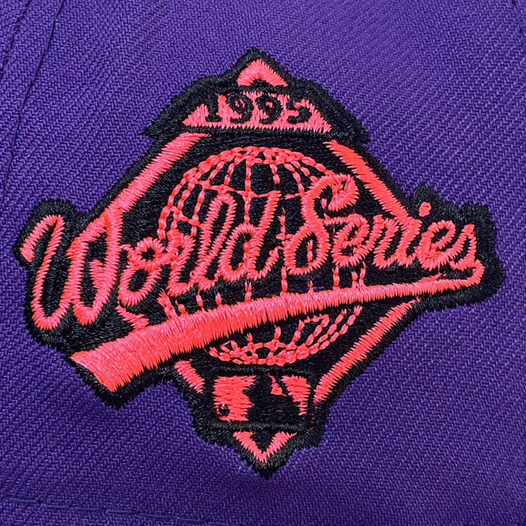 New Era Atlanta Braves Purple/Pink 1995 World Series 59FIFTY Fitted Hat