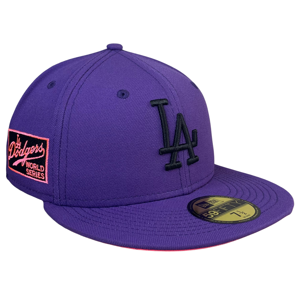 New Era Los Angeles Dodgers Purple/Pink 1965 World Series 59FIFTY Fitted Hat