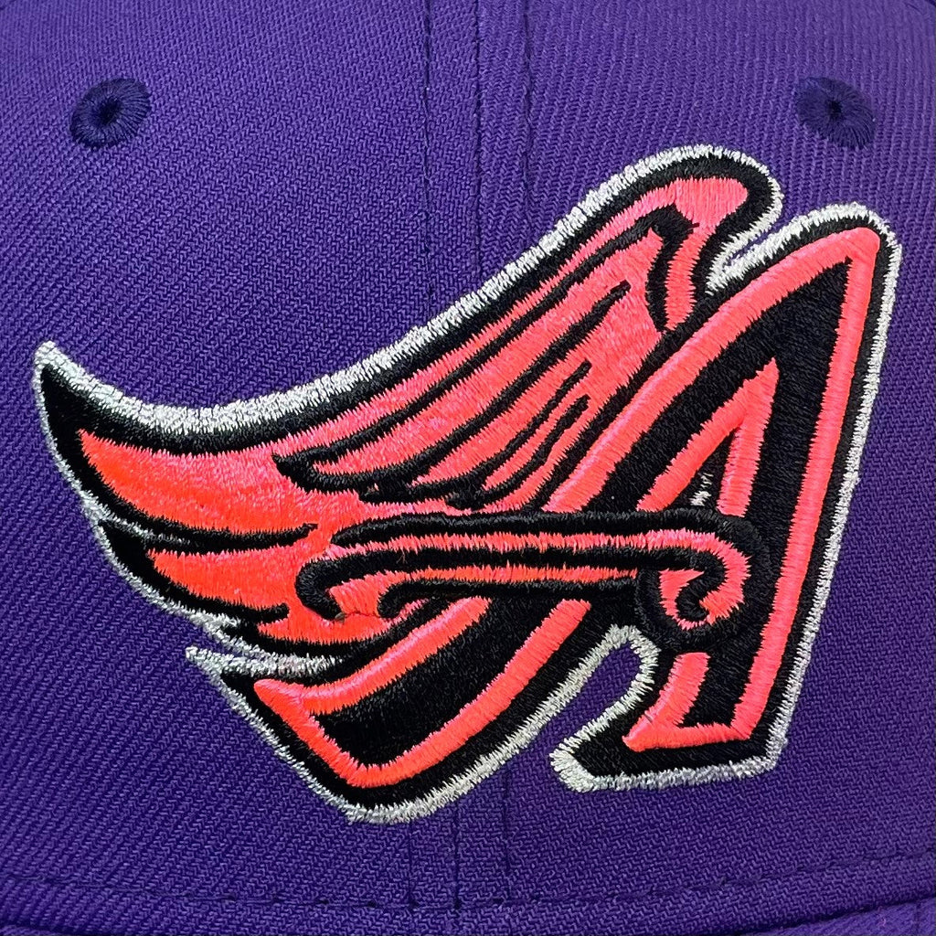 New Era Los Angeles Angels Purple/Pink 50th Anniversary 59FIFTY Fitted Hat