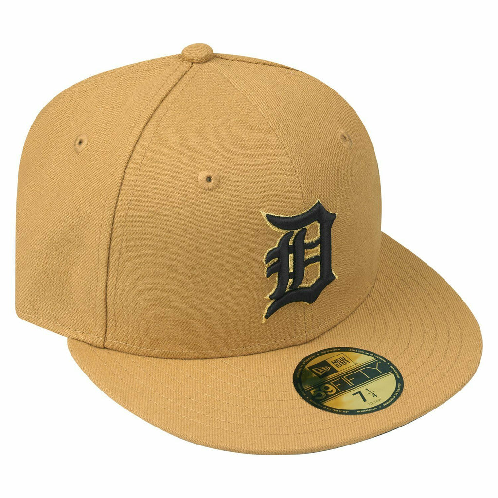 New Era Detroit Tigers Panama Tan 59FIFTY Fitted Hat