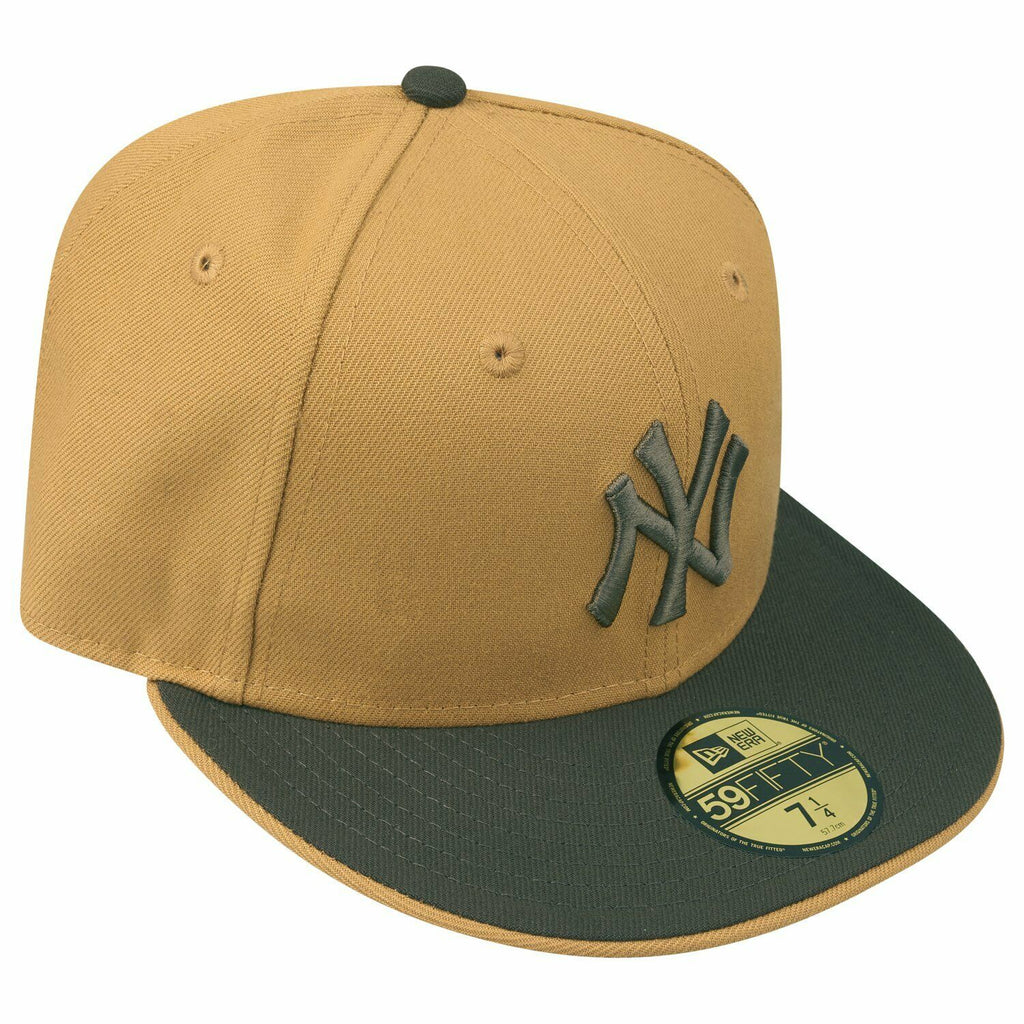 New Era New York Yankees Panama Tan/Black 59FIFTY Fitted Hat