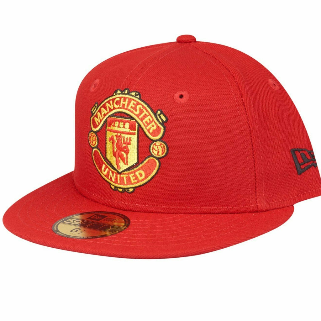 New Era Manchester United F.C. Red 59FIFTY Fitted Hat (For Kids)