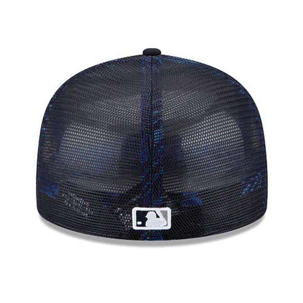 New Era New York Yankees Navy Mesh Back Palm Tree Undervisor 59FIFTY Fitted Hat