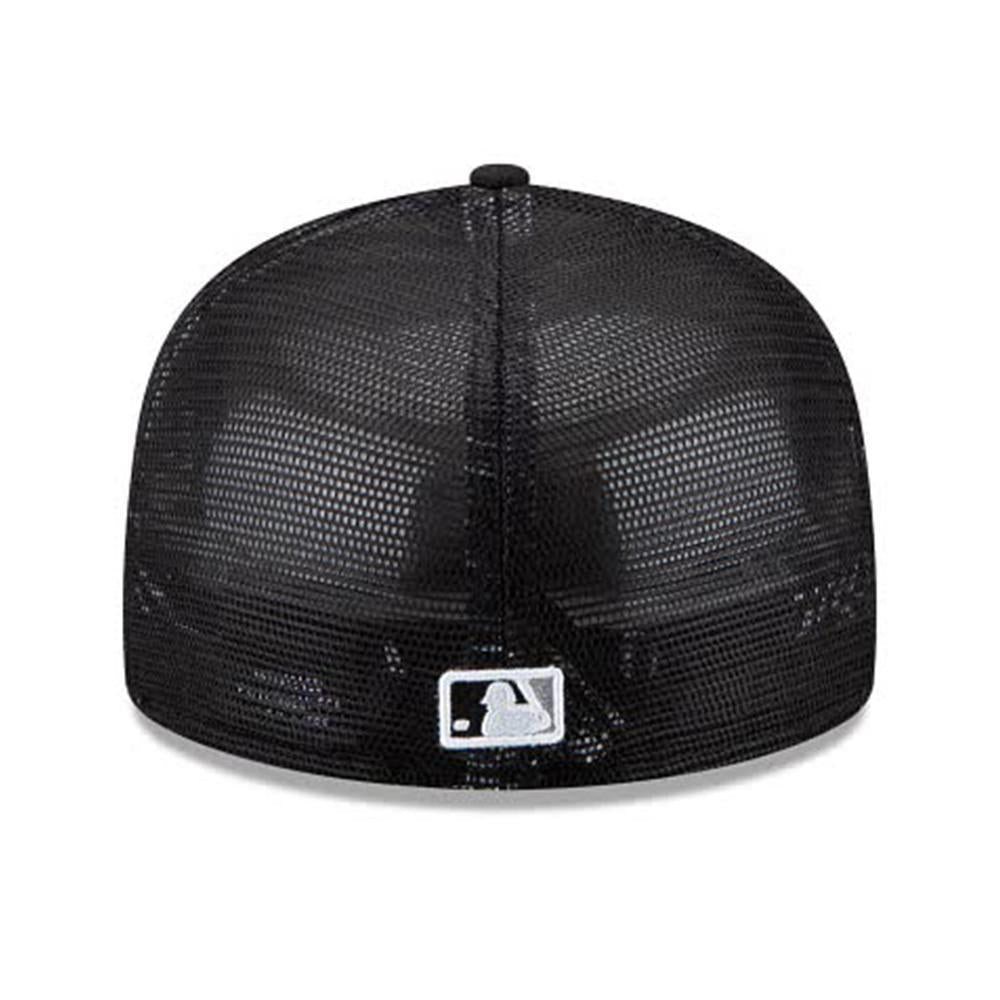 New Era Chicago White Sox Black Mesh Back Palm Tree Undervisor 59FIFTY Fitted Hat