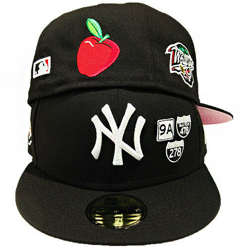 New Era New York Yankees 1998 World Series Interstate Signs 59FIFTY Fitted Hat
