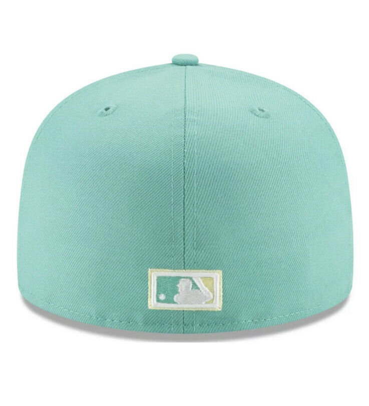 New Era New York Yankees Mint Blue 1977 All-Star Game Yellow Undervisor 59FIFTY Fitted Hat